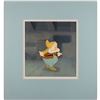Image 2 : Happy production cel and production background from Snow White and the Seven Dwarfs