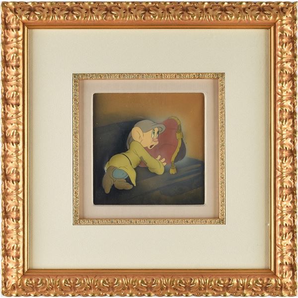 Dopey production cel from Snow White and the Seven Dwarfs