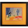 Image 2 : Mickey Mouse production cel and hand-painted presentation background from The Brave Little Tailor