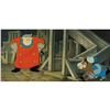 Image 1 : Coachman and donkey mini-pan key master background set-up from Pinocchio
