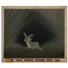 Image 1 : Thumper production cel and master background set-up from Bambi