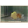 Image 2 : Lady and Peg production cels and pan production background from Lady and the Tramp