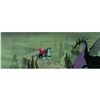 Image 1 : Eyvind Earle panoramic production background and production cels of Prince Philip, Samson, and Malef