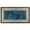 Image 2 : Eyvind Earle signed production key master background set-up of Prince Philip, Fauna, Flora, and Merr