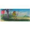 Image 1 : Robin Hood and Sir Hiss production cels and production background from Robin Hood