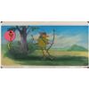 Image 2 : Robin Hood and Sir Hiss production cels and production background from Robin Hood