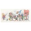 Image 1 : Looney Tunes characters original pan drawing by Virgil Ross