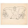 Image 1 : Mickey and Minnie Mouse and Beppo the Gorilla production drawing from The Pet Store