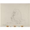 Image 2 : Wicked Witch Production Drawing from Snow White and the Seven Dwarfs Signed by Frank Thomas, Ollie J