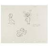 Image 2 : Marc Davis (5) character studies and concept drawings from The Black Cauldron