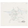 Image 2 : Goliath and Wolf production cel and matching drawing from Gargoyles