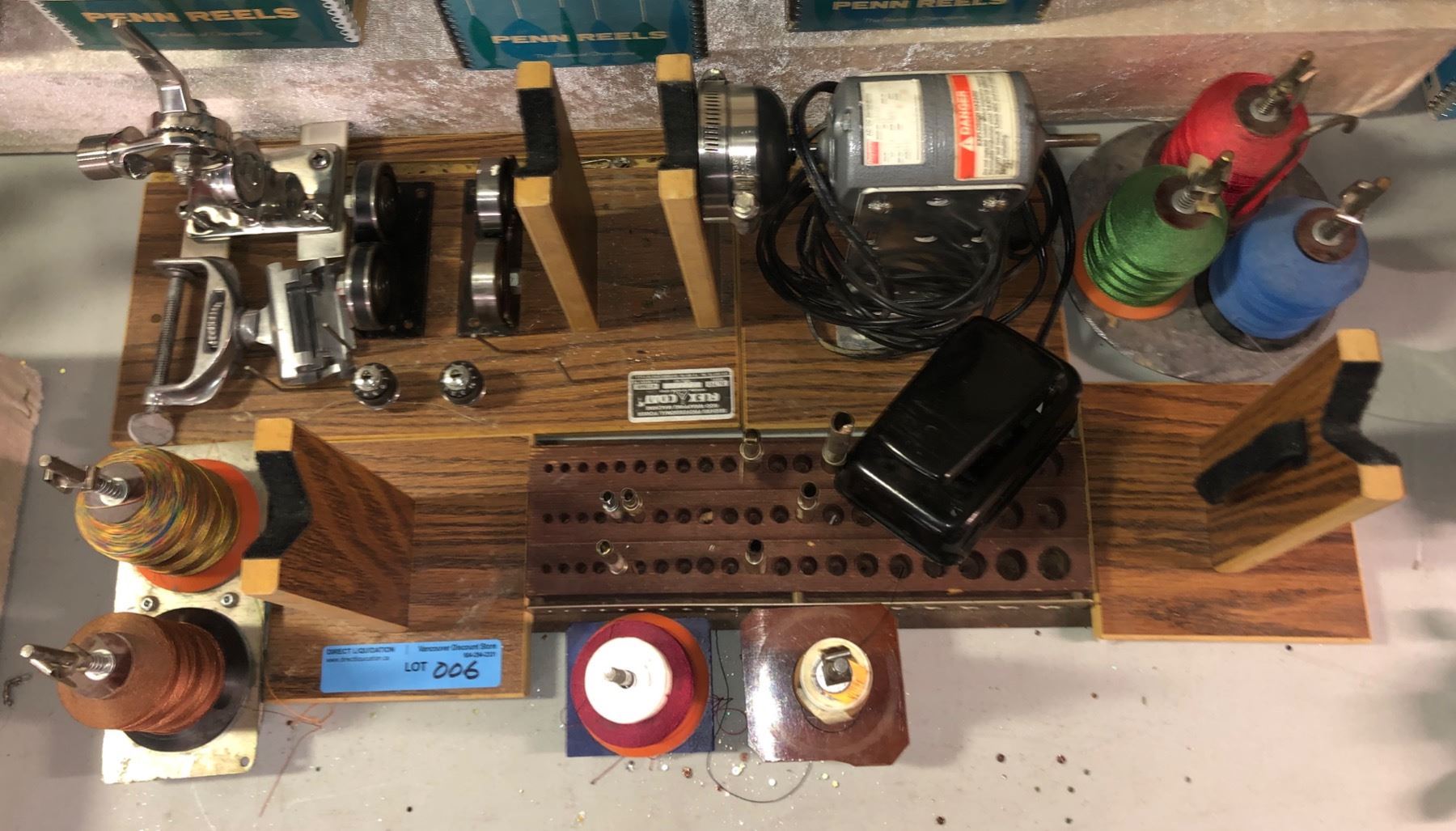 FlexCoat rod wrapping machine with accessories