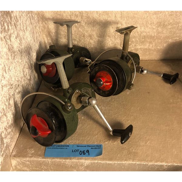 3 Dam Quick West German Vintage Spinning Reels