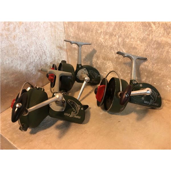 3 Dam Quick West German Vintage Spinning Reels