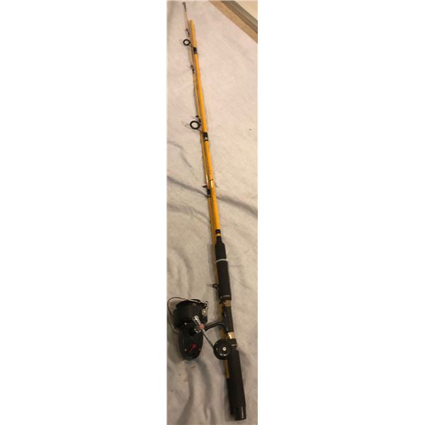 Eagle Claw 10ft spinning rod w/Garcia Mitchell 402 saltwater spinning reel