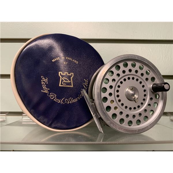 Hardy Bros vintage "Marquis" Salmon No 1 centerpin reel with case