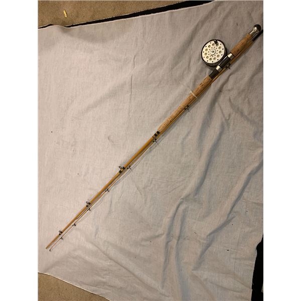 Custom built spey rod w/ Python 4" W reel Farlow's London