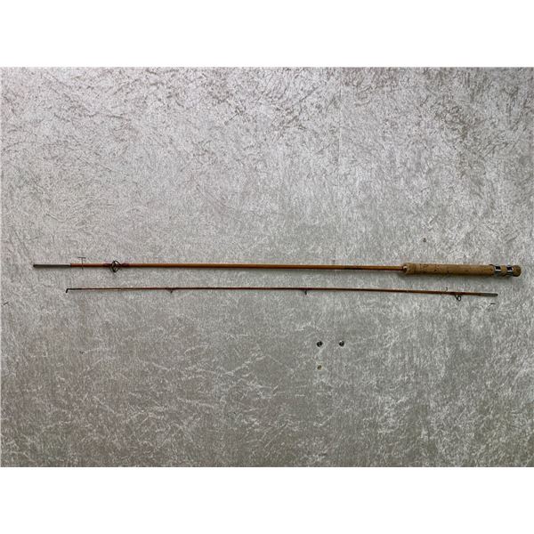 H-I Horrocks split-cane 2 piece spinning rod antique approx. 7Ft