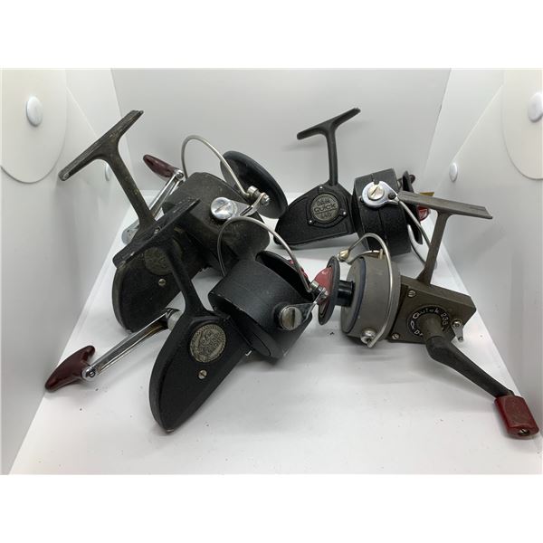 4 vintage Dam Quick spinning reels West Berlin