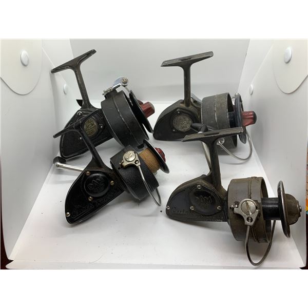 4 vintage Dam Quick spinning reels West Berlin