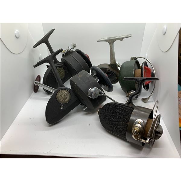 4 vintage Dam Quick spinning reels West Berlin
