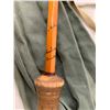 Image 1 : Antique 3 pc split-cane fly rod No 323- 9ft (needs restoration)