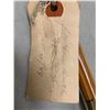 Image 2 : Antique 2 pc split-cane spinning rod - Tag says Sept. 1958 Campbell River BC