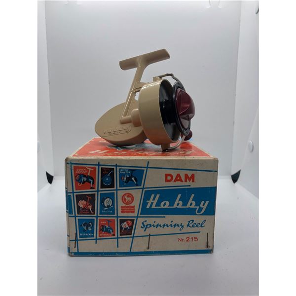 Dam Hobby 215 spinning reel West Germany w/ orginal box