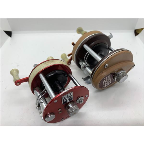 2 ABU level-wind reels model 3000 & 1750 Sweden