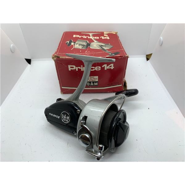 Dam prince 1014 spining reel w/ original box