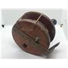 Image 2 : Peetz vintage classic wooden 6" fishing reel w/ depth counter