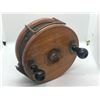 Image 1 : Peetz vintage classic wooden 6" fishing reel