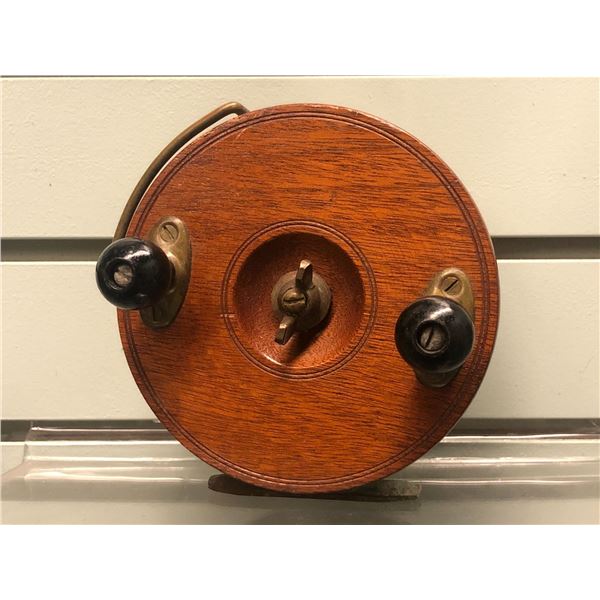 Peetz vintage classic wooden 5" fishing reel