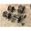 Image 1 : 4 Penn assorted level-wind reels