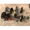 Image 1 : 4 Penn assorted level-wind reels