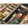 Image 2 : Tackle box and contents (mostly ocean tackle)