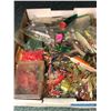 Image 1 : 1 box of assorted ocean tackle (hoochies, buzz bombs)