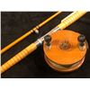 Image 2 : Salmon trolling rod w/ peetz 6" wooden reel 8ft