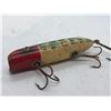 Image 2 : Vintage wooden 4" fishing lure w/glass eyes unsigned