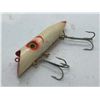 Image 2 : Martin 2110382 vintage 4" wooden plug fishing lure with glass eyes