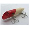 Image 2 : Martin 2110382 vintage 4" wooden plug fishing lure with glass eyes