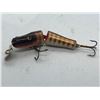 Image 2 : Vintage 4 1/2" lucky strike jointed wooden fishing lure