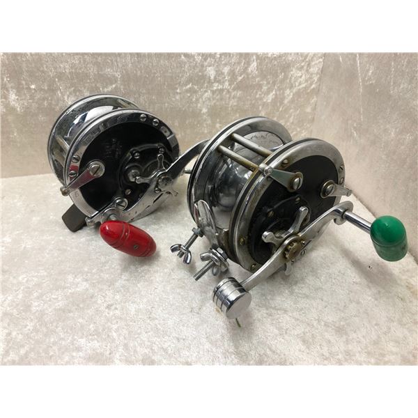 2 Penn level wind reels - #49 super mariner & deep sea #49