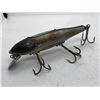Image 1 : Antique 6" wooden fishing lure - No markings