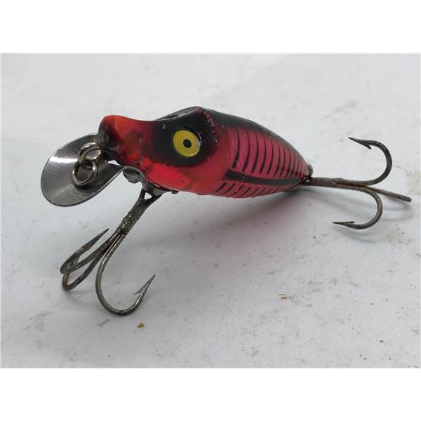 Vintage heddon "river runt spook sinker" 3" fishing lure