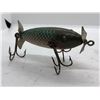 Image 1 : Vintage 3 1/2" wooden fishing lure w/glass eyes - No markings