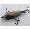 Image 3 : Vintage 3 1/2" wooden fishing lure w/glass eyes - No markings