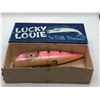 Image 1 : Vintage lucky louie by Bill Minser "tiger x" 5 1/2" fishing plug w/orginal box