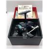Image 1 : Vintage garcia mitchell #408 spinning reel w/ two extra spools comes w/orginal box