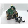 Image 3 : 2 Vintage level wind reels - green dragon #1880 & mini black